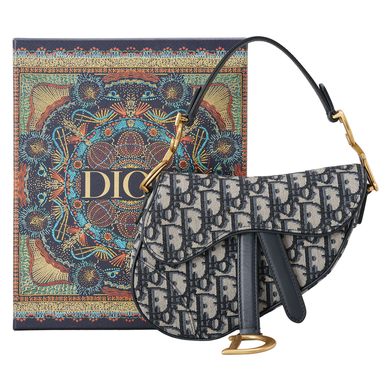 CHRISTIAN DIOR(USED)디올 새들백 미니 & 스트랩